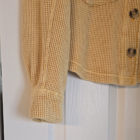 BAGATELLE XS Women's Yellow Plaid Jacket - Picture 3 of 6